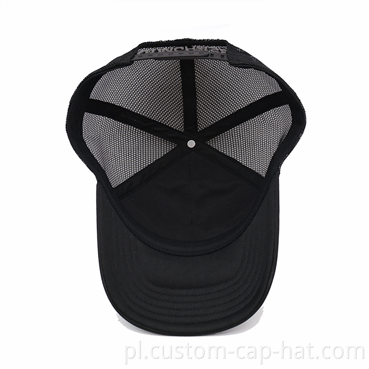 Black Trucker Cap